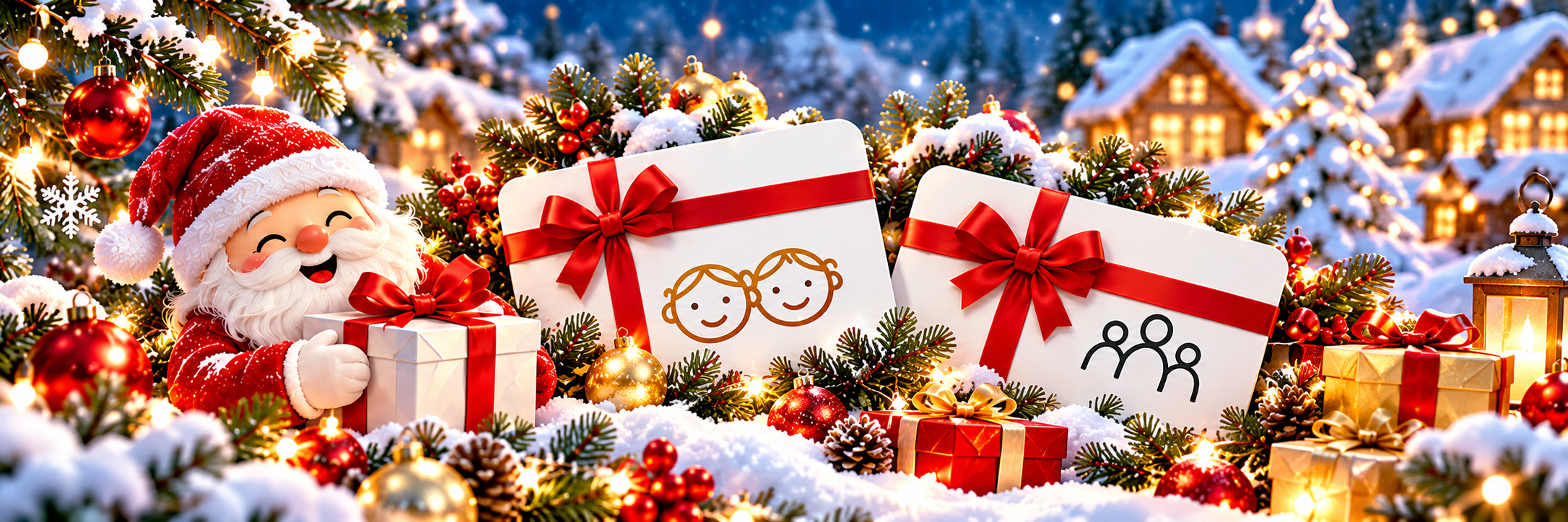 Carte cadeaux Noël